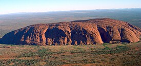 2007 aerial view of Uluru