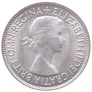 На монете 1953 года