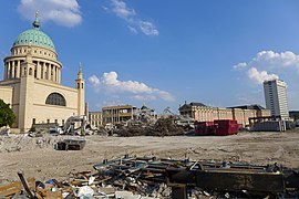 Строителни работи по плана за възстановяване на историческия център, 2018 г.