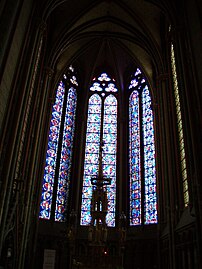 Verrières de la chapelle axiale.