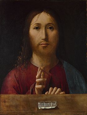 Antonello de Messine, Salvator Mundi (1465).