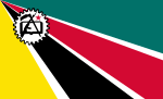 Bendera Mozambik 25 Juni 1975 – April 1983.