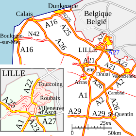 Carte de la route.