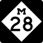 密歇根州 state route marker
