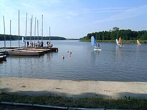 Volštinas apriņķa ainava (Gurskes ezers Pšementas gminas Olejņicā)