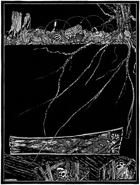 Иллюстрация Гарри Кларка к изданию 1919 года