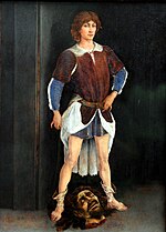 David victorieux, 1472, Gemaldegalerie, Berlin.