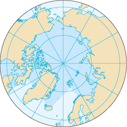 北冰洋地图