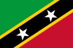 പതാക- Saint Kitts and Nevis