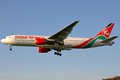 Een Boeing 777-200ER van Kenya Airways