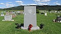 Headstone of Myrl Shoemaker located in Twin Township Cemetery in Bourneville, Ohio.