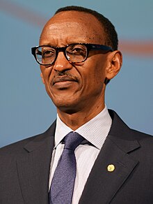 Paul Kagame in kigali, Rwanda, 22 August 2016.