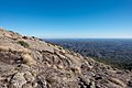 View of the rough Algarvian terrain and the Atlantic Ocean