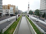 創成川通アンダーパス（創成トンネル）（2010年8月）