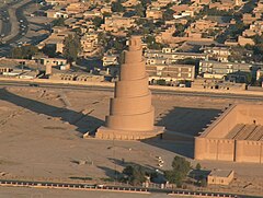 Spiralminareten invid Samarras stora moské