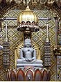 The famous idol of Chandraprabhu at Tijara