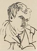 Porträt August Wilhelm Hunzinger, um 1920