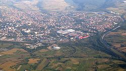 Aerial view on Železnik