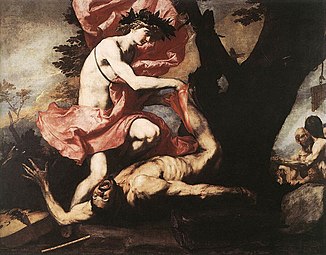 Apollo Flaying Marsyas, 1637, 202 x 255 cm., Royal Museums of Fine Arts of Belgium
