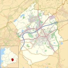 Oakenshaw is located in the Borough of Hyndburn