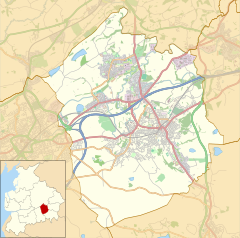 Accrington is located in the Borough of Hyndburn