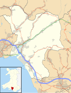 Rhos is located in Neath Port Talbot