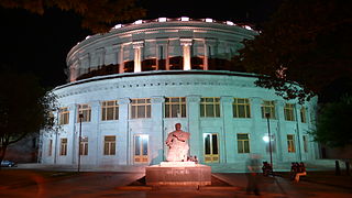 The opera at night