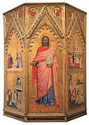 『聖マタイとその生涯の物語』 (1367年ごろ) ウフィツィ美術館