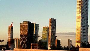 Skyline of Puerta de Hierro