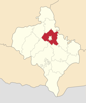 Тысменицкий район на карте