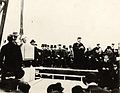 Harper bei der Grundsteinlegung von Stuart Hall 1903 in Anwesenheit von Präsident Theodore Roosevelt