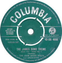 Side A of the 1962 UK single