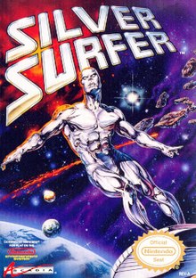 Silver Surfer NES cover art