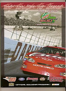 2004 Southern 500 program cover