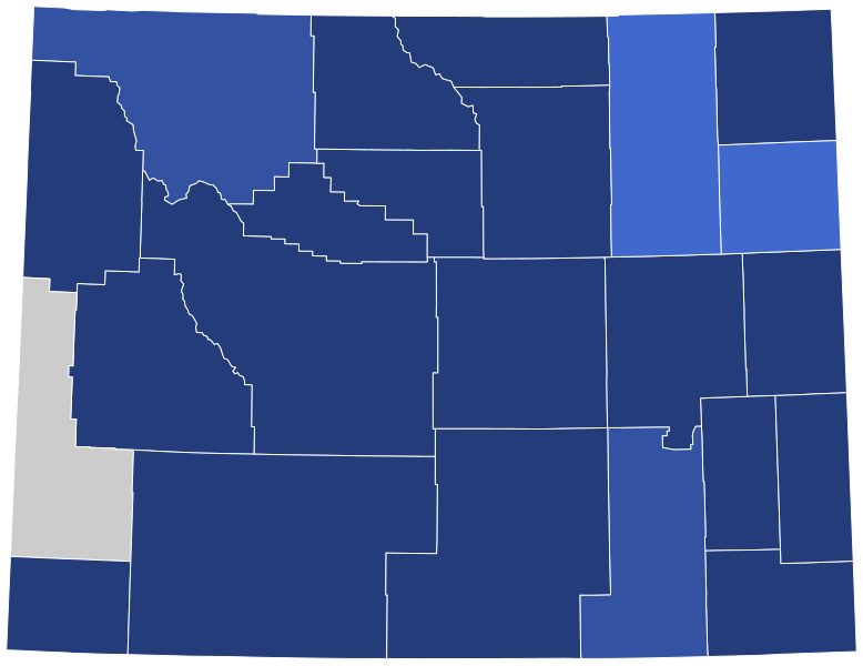 File:Wyoming Democratic presidential caucuses election results by county, 2024.svg