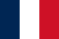 The flag of France, a simple vertical triband.