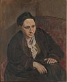 Portrait of Gertrude Stein, 1906, Metropolitan Museum of Art