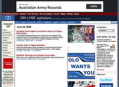 On Line Opinion website from 25 June 2020.