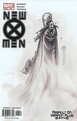 פנטומאקס, כפי שהוא מופיע על עטיפת החוברת New X-Men #143 מאוגוסט 2003, אמנות מאת כריס בצ'לו וטים טאונסנד.