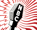 Logo ketiga NBC, bergambar mikrofon, dan digunakan antara 1943-1953