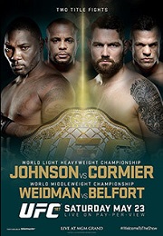 Постер UFC 187: Джонсон - Кормье