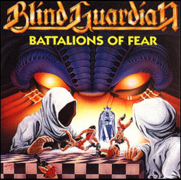 Обложка альбома Blind Guardian «Battalions of Fear» (1988)