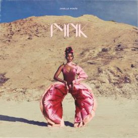 Обложка сингла Жанели Монэ при участии Граймс «Pynk» (2018)