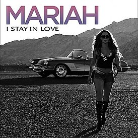 Обложка сингла Мэрайи Кэри «I Stay in Love» (2008)