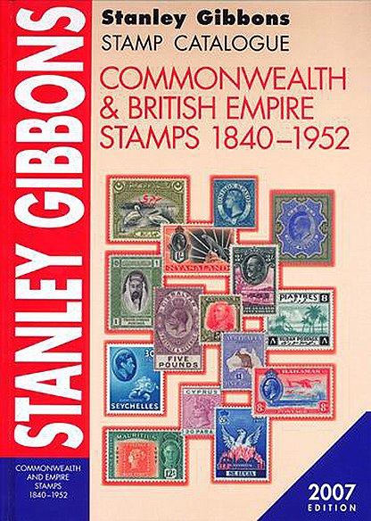 2007: издание для Британской империи и Содружества (1840—1952). В центре — марка Австралии 1913 года из первой стандартной серии «Кенгуру и карта[англ.]»