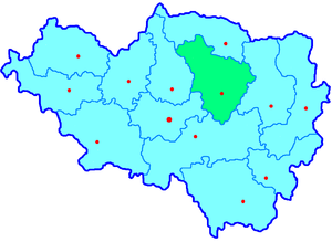 Ковровский уезд на карте