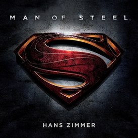Обложка альбома Ханса Циммера «Man of Steel (Original Motion Picture Soundtrack)» (2013)