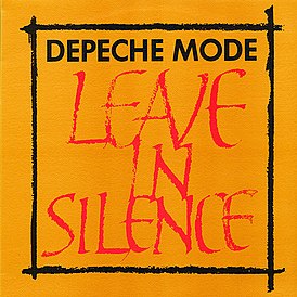 Обложка сингла Depeche Mode «Leave in Silence» (1982)