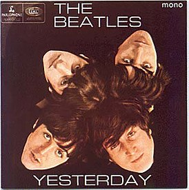 Обложка альбома The Beatles «Yesterday» (1966)