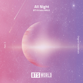 Обложка сингла BTS и Juice WRLD «All Night» (2019)